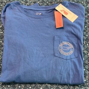 Vineyard Vines Blue Long Sleeve Tee